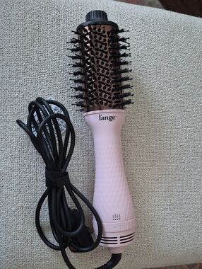 Lange Pink Rose Gold Hot Air Round Brush Styler